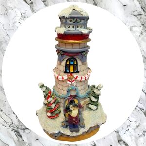 Vtg 1996 Tl Toys Lighthouse Clap Response Music Box